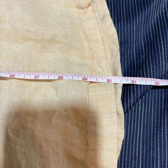 Paul Fredrick Men’s XXLT Shirt 100% Linen Button Front Short Sleeve Casual - Picture 5 of 6